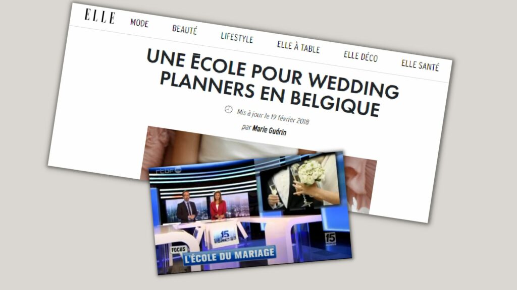 école formation wedding planner en Belgique Bruxelles