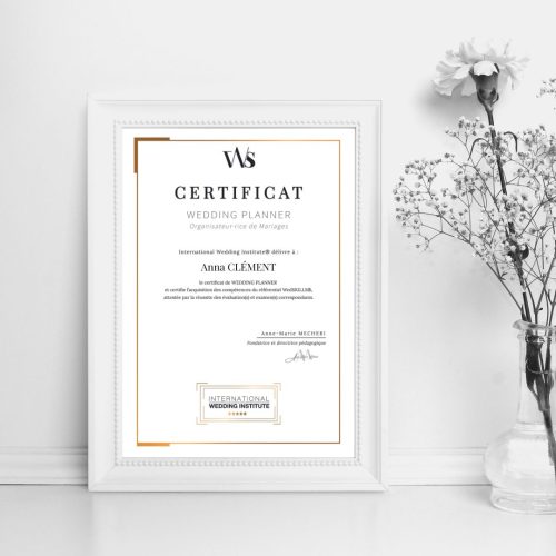 certificat IWI formation wedding planner designer en ligne