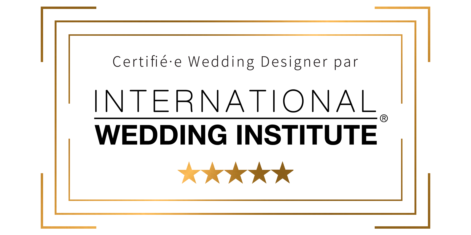 Label Wedding Designer International Wedding Institute®
